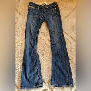 Ariat Women's Flare Jeans in Deep Blue